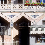 Building Front, West Jerusalem: Shadows and Flowerboxes